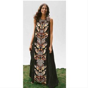 NWT Samant Chauhan Jacaranda Tiered Maxi Dress